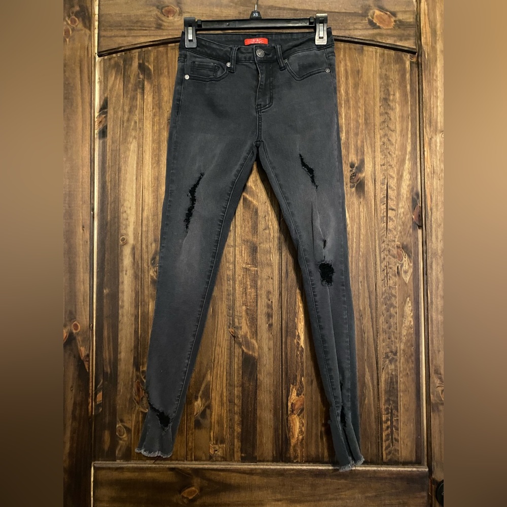 Charcoal High Waisted Jeans